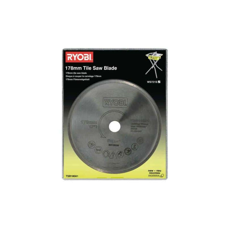 RYOBI Disque pour carrelette 178mm TSB180A1 - vue 5