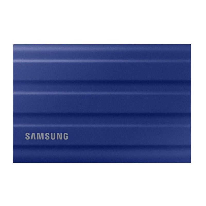Disque ssd Externe Samsung Portable T7 Shield MU-PE1T0R/EU usb Type c 1 To Bleu