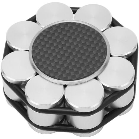 Disque stabilisateur de poids avec fixation et fond en silicone pour amortissement des vibrations