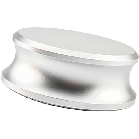Disque stabilisateur de poids pour disque vinyle en aluminium, pince équilibrée, argent--
