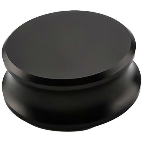 Disque stabilisateur de poids pour disque vinyle en aluminium, pince équilibrée, noir--