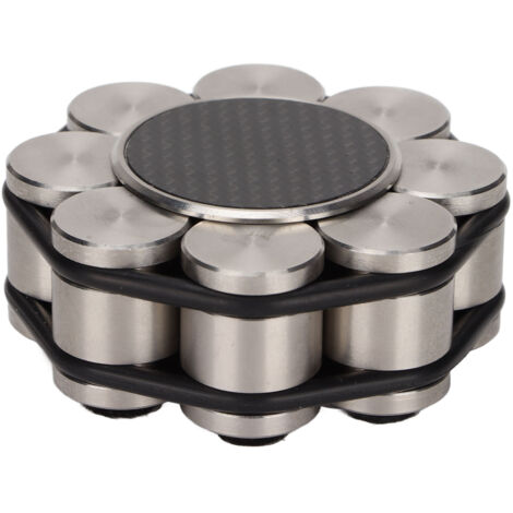 Disque Stabilisateur en Acier Inoxydable pour Platine Vinyle - Poids de Serrage Amélioré