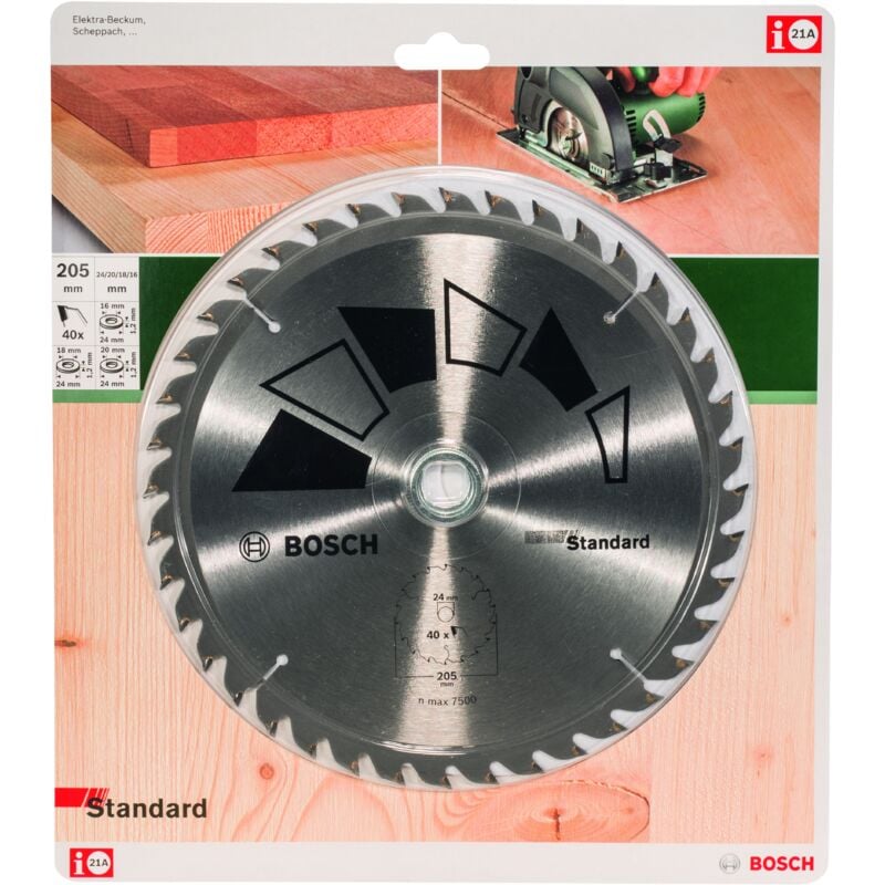 Bosch - standard Lame de scie circulaire ø 205 mm 2609256822
