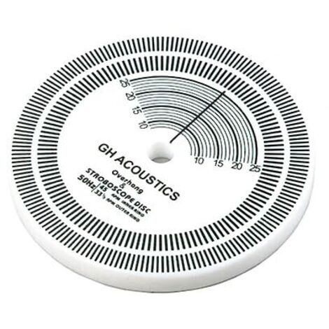 Disque Stroboscopique Platine Vinyle pour Amateurs de Disques LP