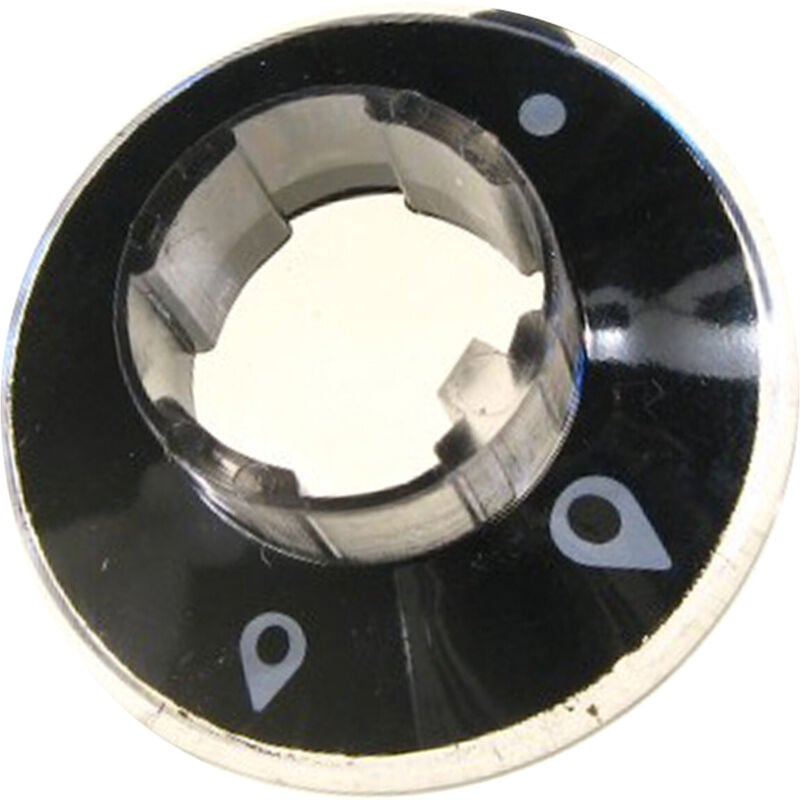 Disque table gaz noir