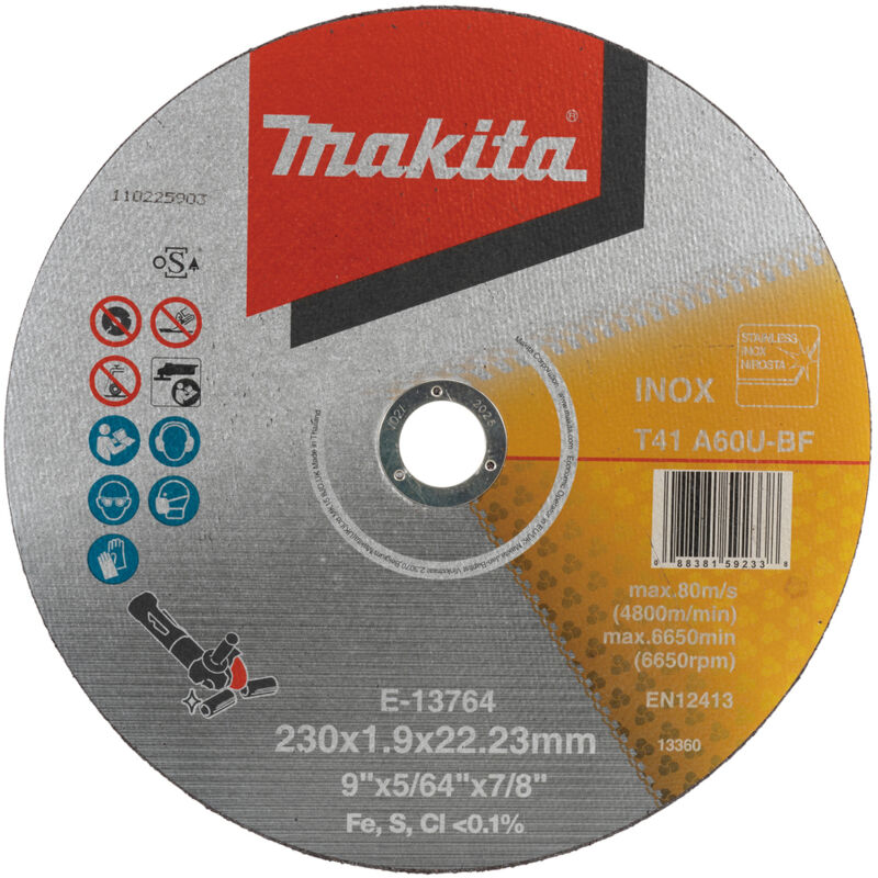 DISQUE À TRONÇONNER 230X19X2223MM MAKITA E 13764