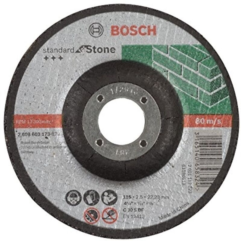 Bosch 2608603173 Disque à tronçonner à moyeu déporté standard for stone C 30 S BF 115 mm 22,23 mm 2,5 mm