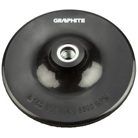 Disque Velcro flexible 150 mm x M14 + goupille