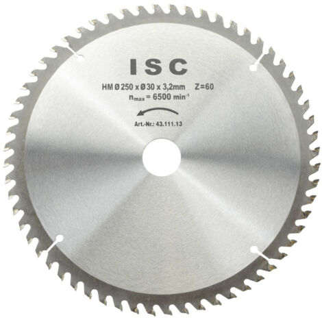 Disque Widia Pour Aluminium "algor" D 250x 3.2 Z 80 F 32