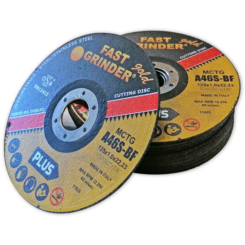 Rosver - Disques (25 pièces) a tronconner acier et inox 125 x 1 x 22.2