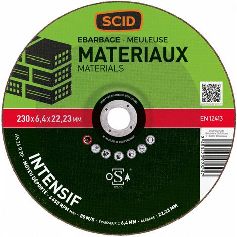 Disques à ébarber Matériaux  ø (mm) 230