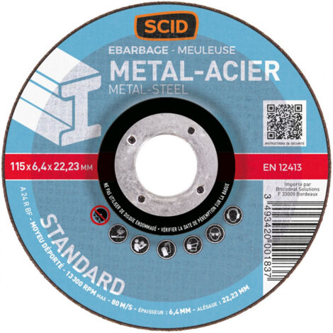 Disques à ébarber métaux  ø (mm) 115