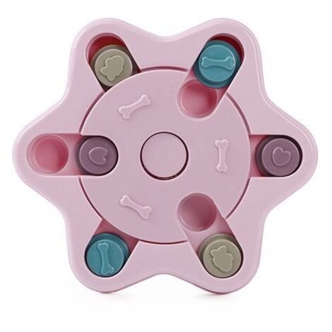 Disques à faire tourner roses pour chiens