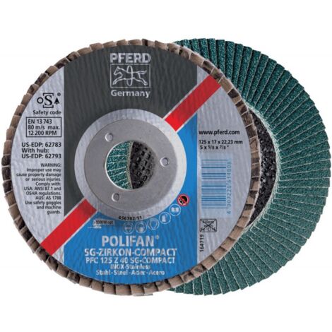 Disques a lamelles Zir 125mm Z 40 SG COMP. Pferd
