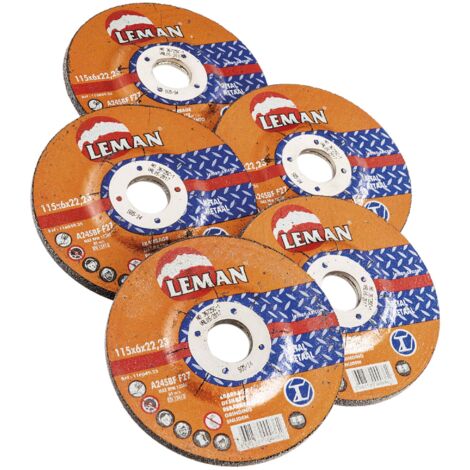 Disques à meuler diam 115MM 5 pièces Ø 115 mm
