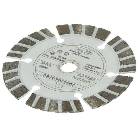 Disques à tronçonner diamantés Ø 85 mm pour matériaux tendres à mi-durs