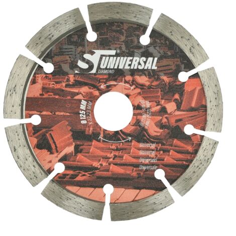 Disques à tronçonner diamantés universels pour matériaux de construction
