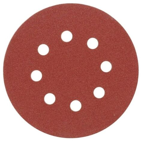 Disques abrasifs 125 mm, p220, avec 8 trous, jeu 5p.