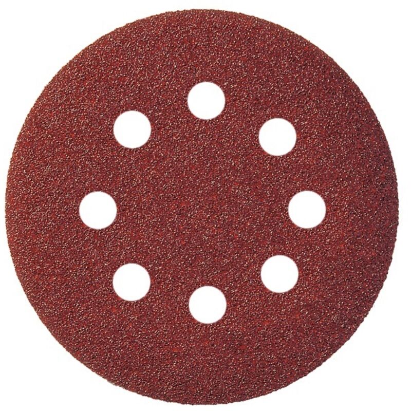 Disques abrasifs 125 MM/12,7 cm de papier abrasif Klingspor PS18EK, lot de 50 disques////grain 100