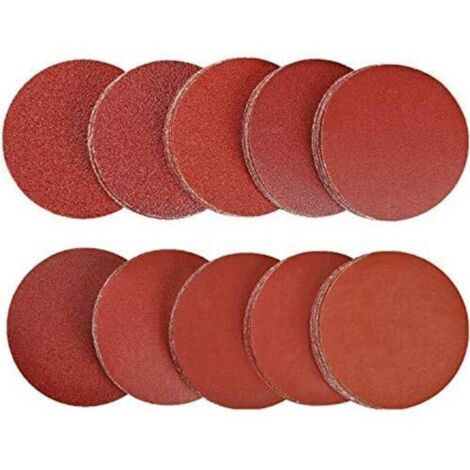 Disques abrasifs 75 mm Papier abrasif rond 80/100/180/240/600/800/1000/1200/2000/3000 (100 pièces)