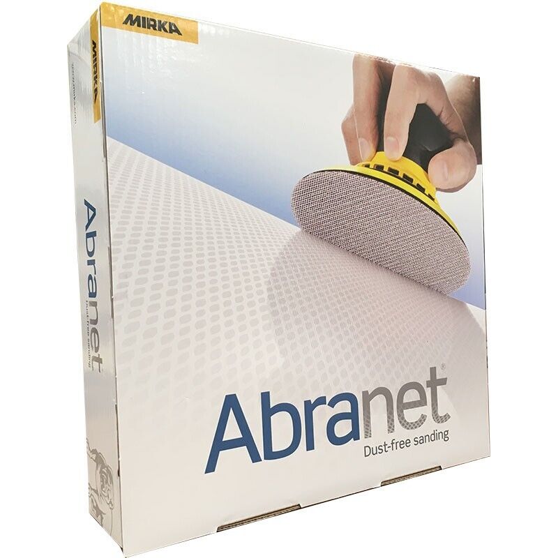 Disques abrasifs Abranet Mirka 225 mm ponçage efficace et sans poussière - Boite x25 Épaisseur du grain: p 80 (Moyen: Dégrossissage)