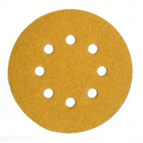 Disques abrasifs auto-agrippants 5" grain 80 pour ponceuse orbitale aléatoire