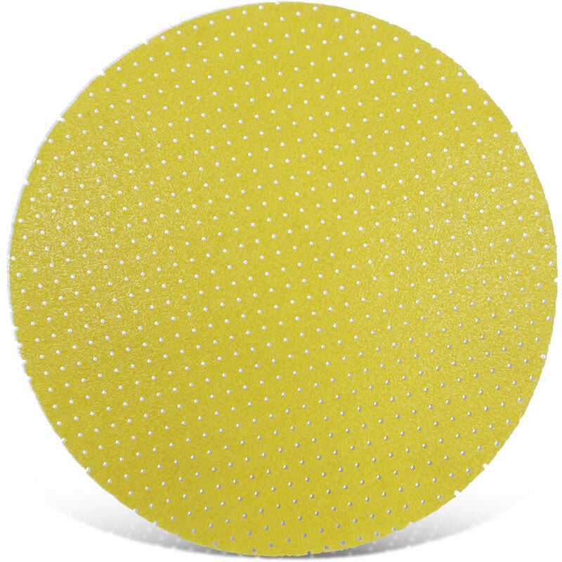 Ultrapad Disques abrasifs auto-agrippants, 225 mm, p. Ponceuses à plâtre, Corindon supérieur blanc (Lot de 25) G80 - Menzer