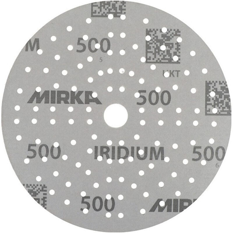 Disques abrasifs Iridium ø 150 mm 121 trous Grain: 500