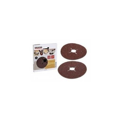 Disques abrasifs pour meuleuse 125 mm par lot de 5 Grain 60