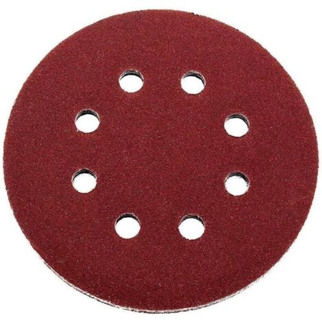 Disques Abrasifs Professionnels │ 60 pièces │ 8 trous │ Ø 125 mm │ Mixpack (10 x grain 40/60/80/120/180/240 chacun) │ pour ponceuses orbitales aléatoires │ Feuilles Abrasives │ Papier Abrasif