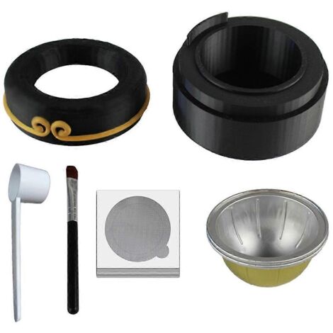 Disques/Couvercles réutilisables pour capsules de café Vertuo Series, boîtier vide B--