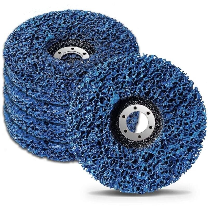 SNQ - Disques de Nettoyage 125 x 22 mm, Disque Meuleuse Disques à ébarber Pour Traitement de Surface Peinture Disque Abrasif pour Meuleuse D'angle