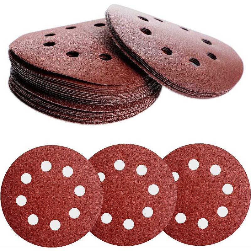 Dischi abrasivi da 125 mm, 50 dischi abrasivi