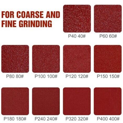Disques de Ponçage 225 mm 25 Pièces Grain P800 10 Trous Disques Abrasifs 225 mm Ronds Papier Abrasif for Ponceuse
