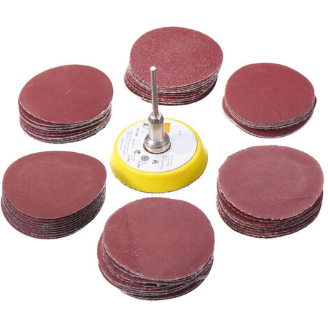 Disques de ponçage 50mm pour machine, accessoires abrasifs professionnels