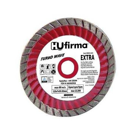 Disques Diamantés Turbo Ø mm.115