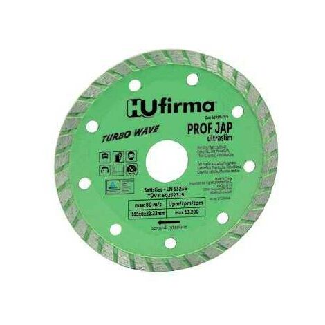 Disques Diamantés Turbo Ø mm.115
