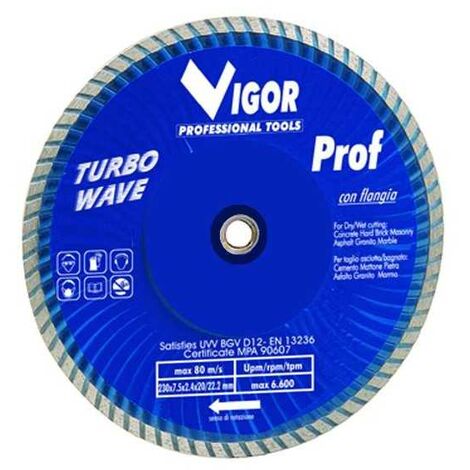 Disques Diamantés Turbo-Wave Ø mm.230