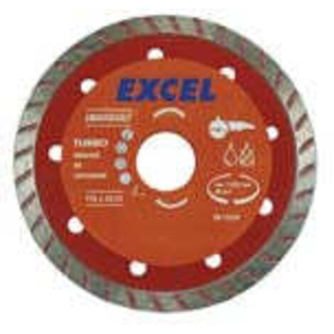 Disques diamantés universels pour matériaux de construction Ø 115 mm - trou ø 115 mm couronne continue 22,2