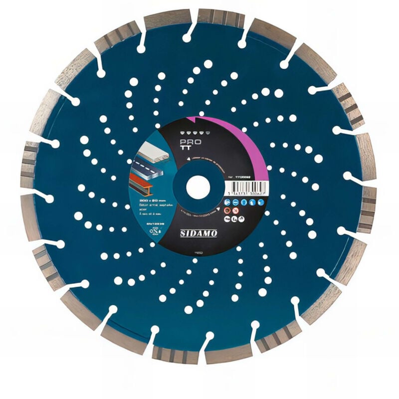 Sidamo - Disque diamant pro tt d. 350 x 25,4 x h 12 mm Mixte - 11130065
