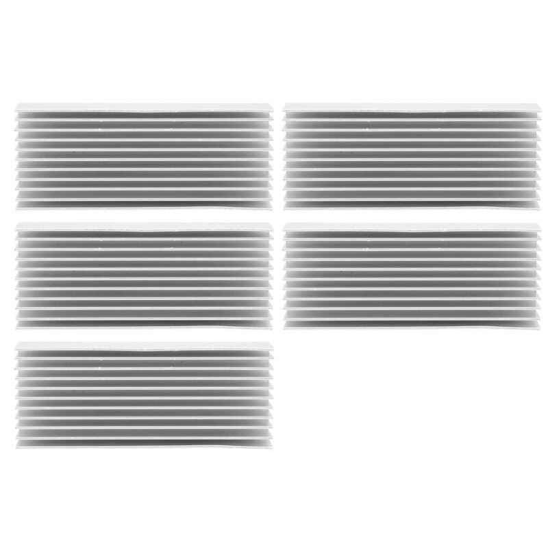 Grand dissipateur thermique en aluminium 40x20x100mm Dissipateurs thermiques blancs Ailettes Module de dissipateur thermique Refroidisseur Carte de