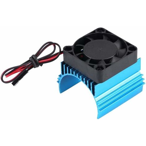 Dissipateur Thermique Universel d'aileron de Refroidissement avec Ventilateur pour Moteur 4074/4274/1515 de RC 1/10 Voiture