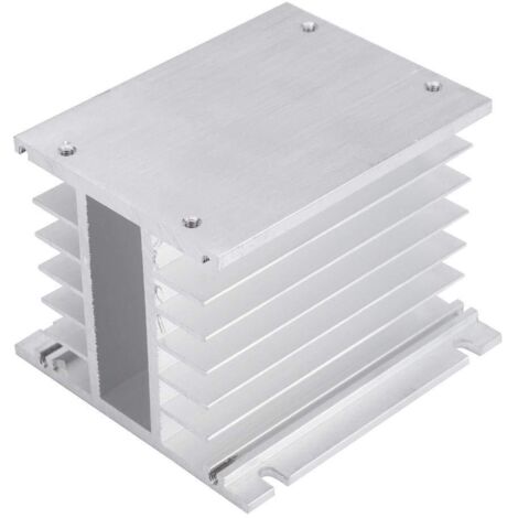 Dissipatore di calore per relè a stato solido trifase, dissipatore di calore in alluminio SSR, gruppo ventola di raffreddamento