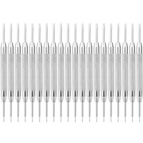 Dissolvant de barre à ressort, sangle à double tête, pour horloger, outils de réparation de montres, 82mm, 20 pièces
