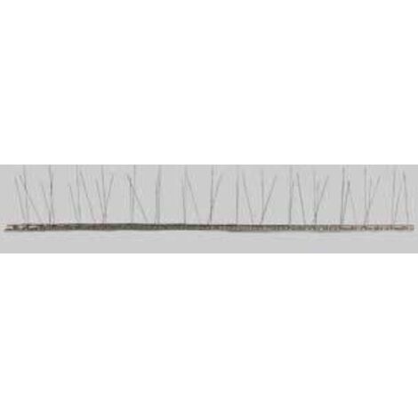 Dissuasore per volatili in acciaio inox cm 100x10h conf. da 25 ml