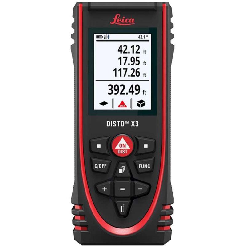 Télémètre laser bluetooth portée 150 m DISTO X3 Leica