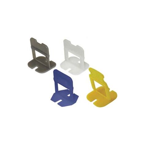 DISTANZIATORE AUTOLIVELLANTE TIRANTE PER PIASTRELLE- - mm.3x39x21h. - tirante giallo - 500 pezzi
