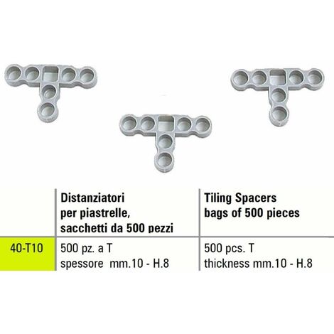 Distanziatori a t per piastrellista 130 mm