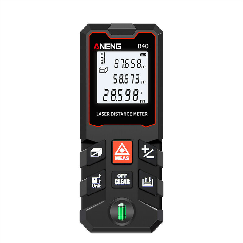 Distanziometro laser digitale LCD da 40 m con