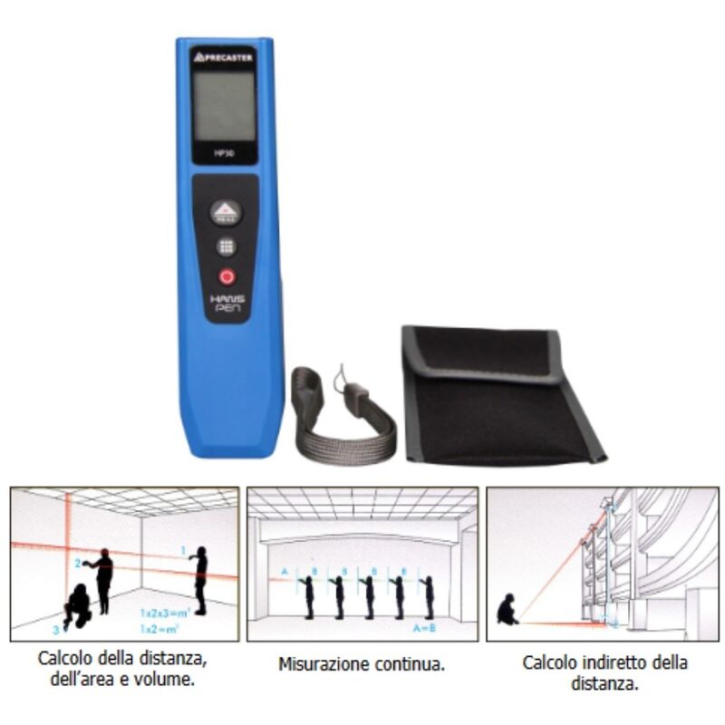 Distanziometro Laser Multifunzione Tascabile